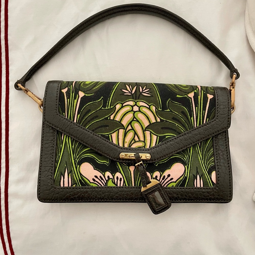 Rare Vintage PRADA 2003 by Miuccia Prada. Canvas/Leather